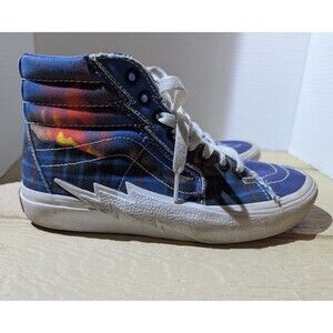 Vans SK8-Hi Bolt Big Reveal Classic Navy Shoes Size 6 Mens & 7.5 Women’s